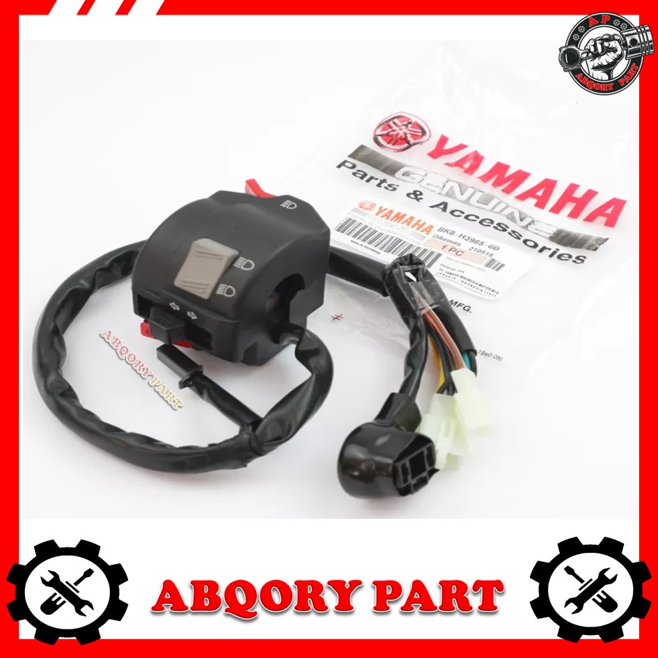 AbqoryPart__Saklar Kiri Lampu DIM  Vixion New Tombol Saklar Kiri Vixion New - BK8-H3963-00