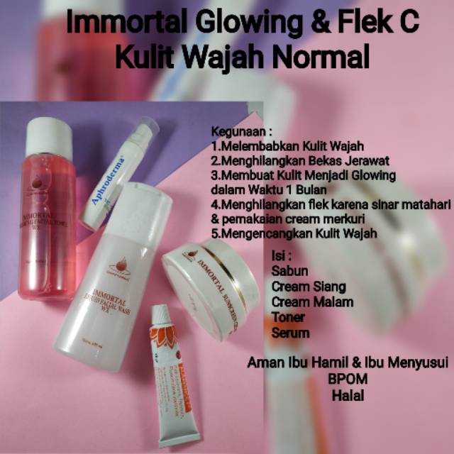 Immortal Glow / Immortal Glowing / Immortal Glow Flek / Immortal Cream / Immortal Paket