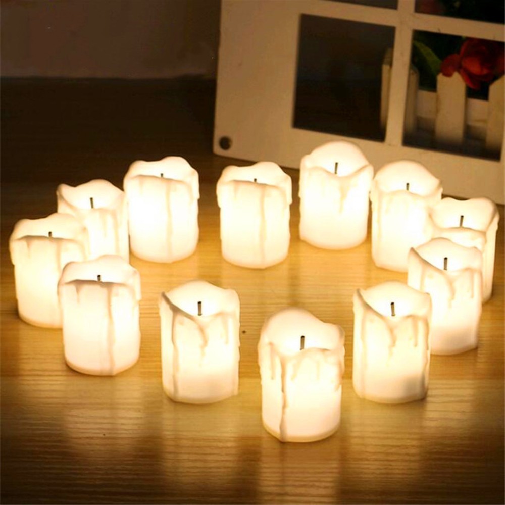 Tears LED Tea Light Candle Light / Creative LED Candle / Flameless LED Tea Light /Long Lasting Battery Operated Fake Candles Light