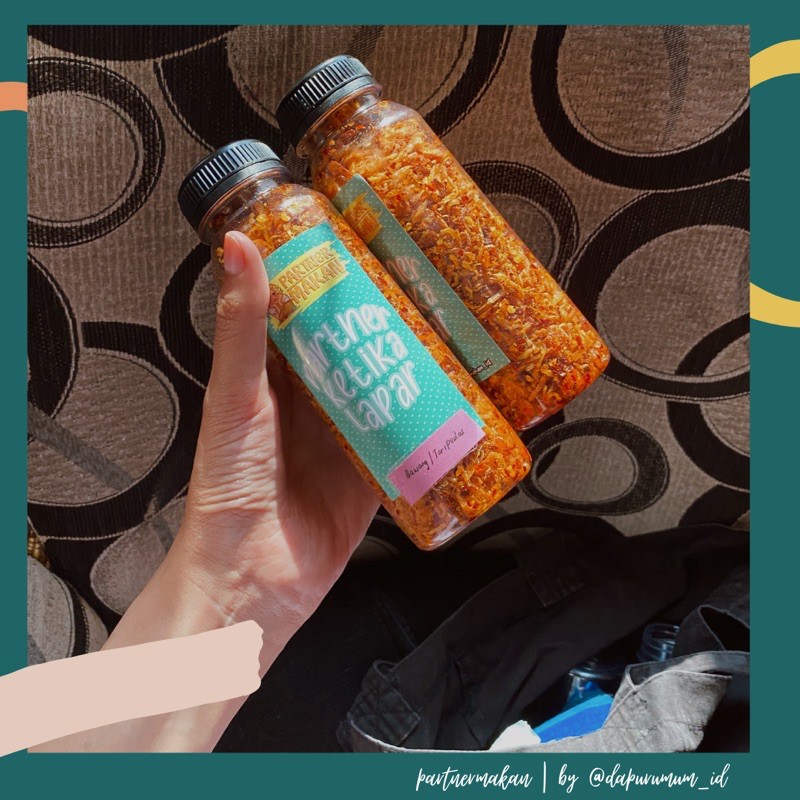 

Bawang goreng teri pedas daun jeruk