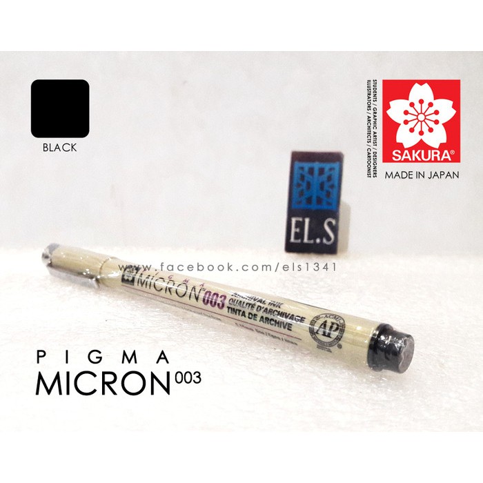 

Unik Sakura Pigma Micron 003 Black Diskon