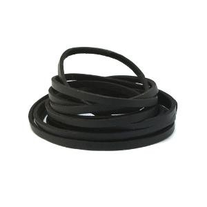 Dijual Tali Kalung Kulit Bahan Kalung Bisa Untuk Kalung Gelang Warna Hitam Lebar 3mm Diskon