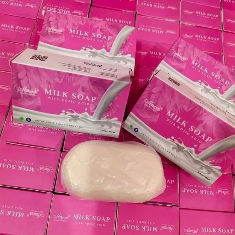 Sabun Kojic Acid Marwah ||MILK SOAP WITH KOJIC ACID||