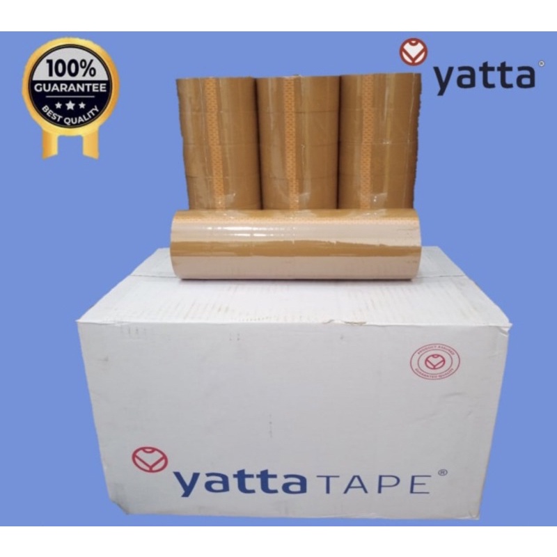 

LAKBAN cokelat bening 45mm 100yard 6roll / lakban yatta / tape