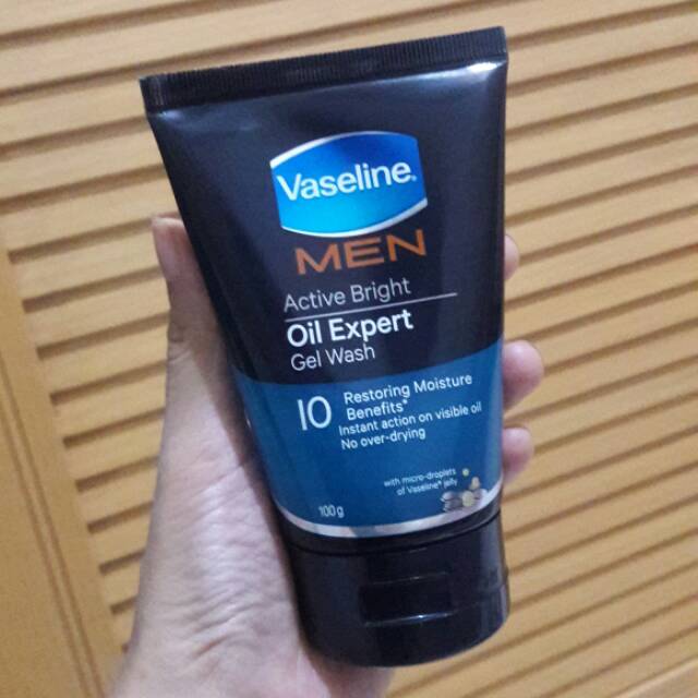 Vaseline MEN 100gr active bright oil expert gel wash