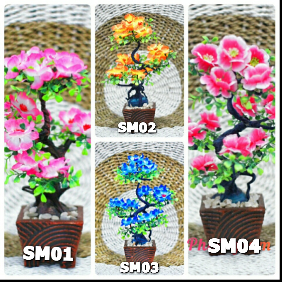 Bunga Pot Hiasan Meja