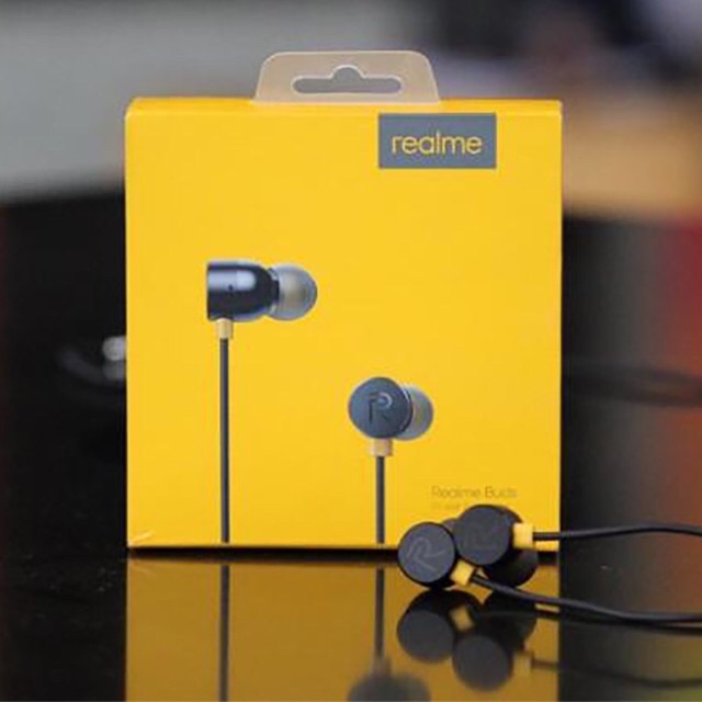 headset buds realme magnet suara mantap / earphone realme ori copotan