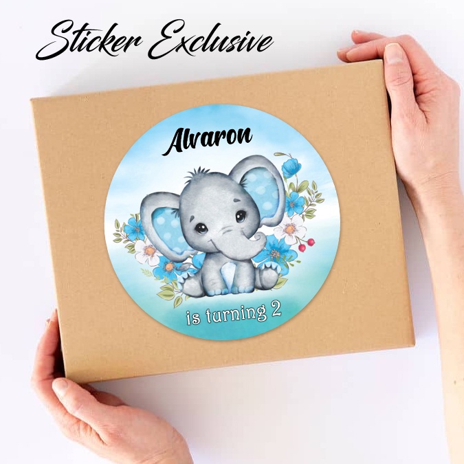 

50 STIKER / STICKER ANIMALS 2-5 ULANG TAHUN / ULTAH / BIRTHDAY