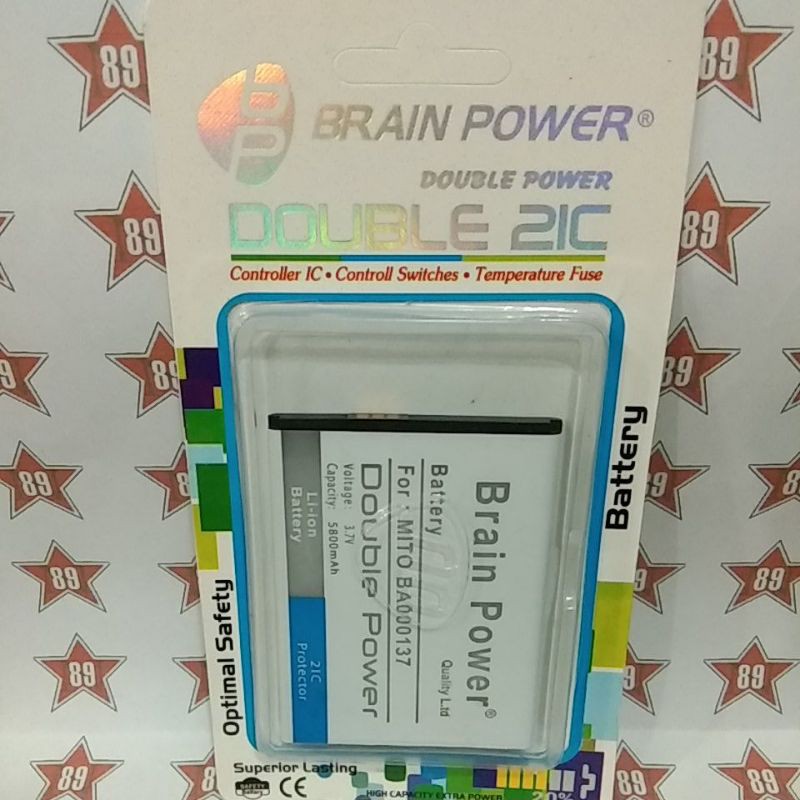 Battery batre Mito Ba000137 Brain power