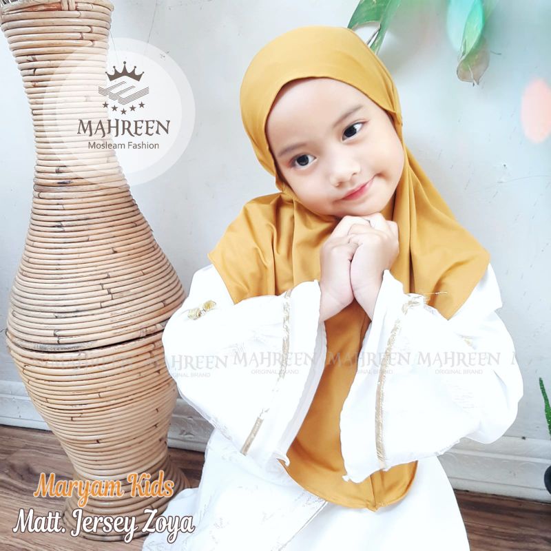 Maryam kids ORI MAHREEN (kerudung anak TK - SD ) BERGO ANAK