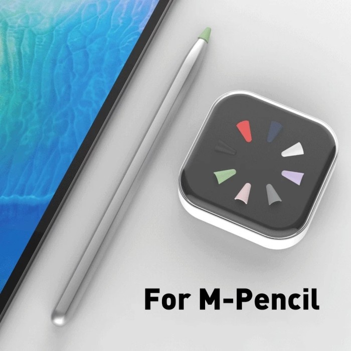 

kaligrafi-perlengkapan- case silicone nib for m - pencil huawei - hitam -perlengkapan-kaligrafi.