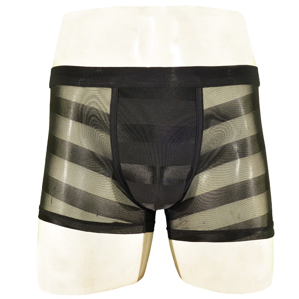 Celana Boxer Pria Transparan P325 - Underwear Sexy Pria - 1 PCS