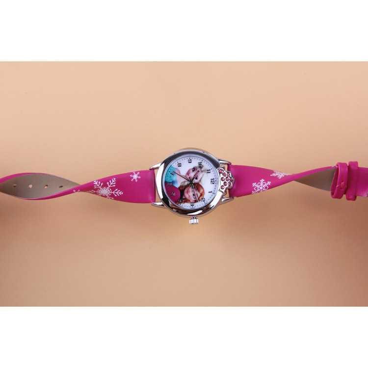JOYROX Jam Tangan Anak Perempuan Princess Elsa Anna Frozen - FG0701A [Rose]