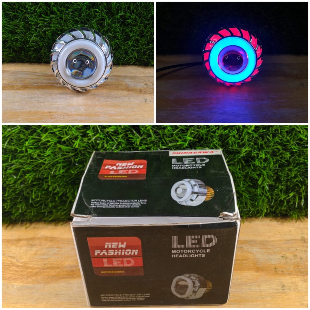Lampu LED projie mini 2.5 inc motor mobil proji bulat