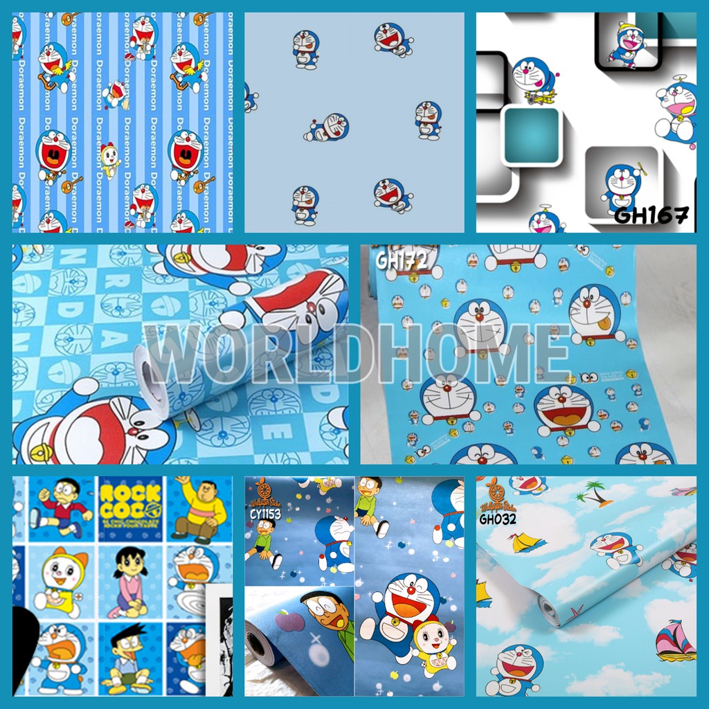 Wallpaper Sticker Wallpaper Dinding Wallstiker Gh Karakter Lucu Premium Quality 45CM x 8Mtr - WORLDHOME