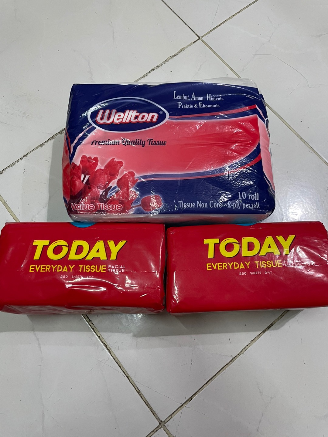 Tissue Coreless Welton - Tissue Gulung - Tissue Roll -10 Roll