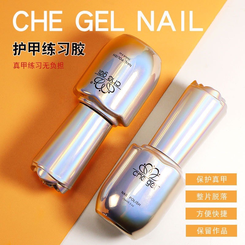 CHE GEL QUAIL EGG TOP COAT ISI PADAT / kutek telur puyuh egg nail polish top non soak off gel polish