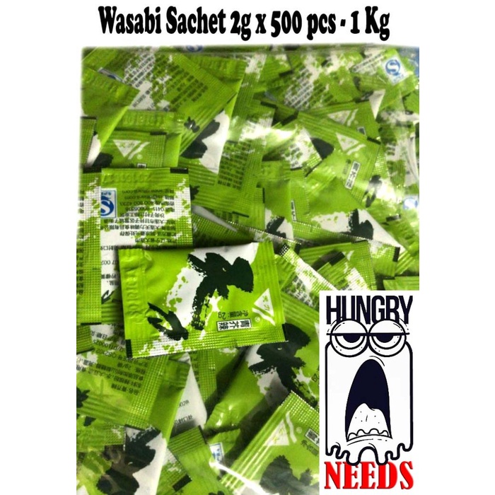 

Sambal-Aneka- Wasabi Sachet 2G X 500 Pcs - 1 Kg (Jual Per Pcs) -Aneka-Sambal.