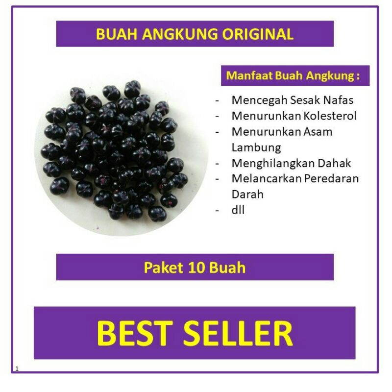 

Buah Angkung An kung Anggong Angong Original