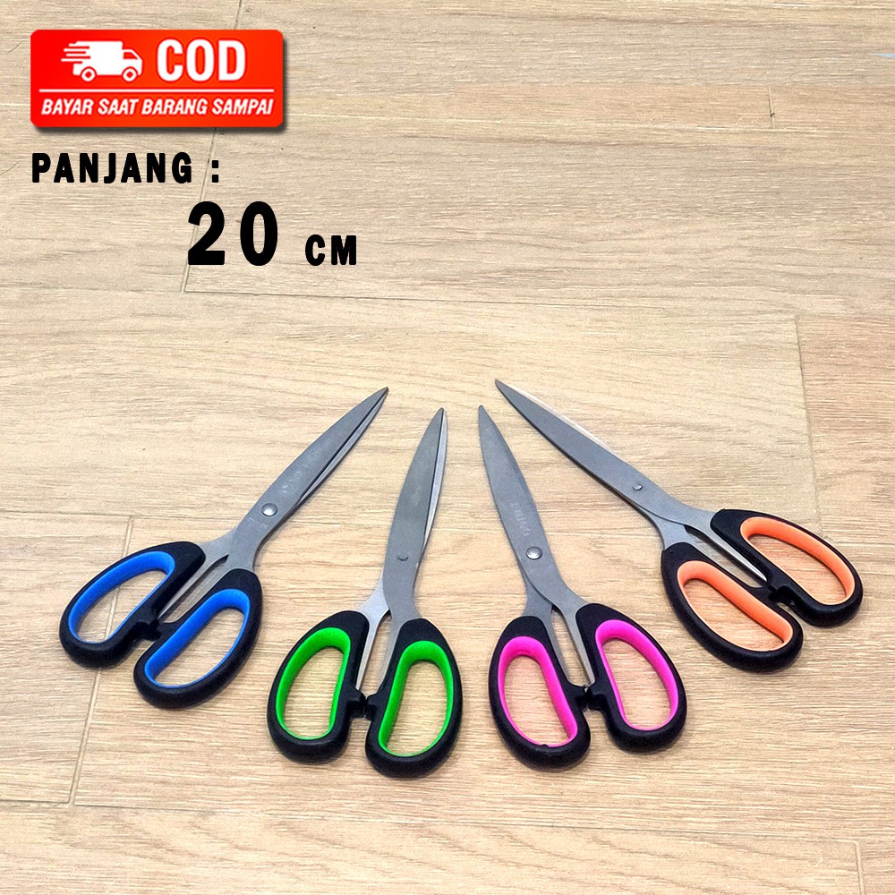 

GUNTING KERTAS BESAR LARGE HITAM WARNA 8 INCH 20 CM