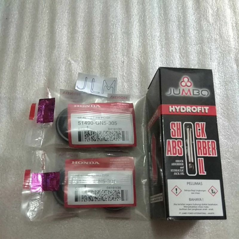 seal shock plus oli shocknya 51490-GN5-305original