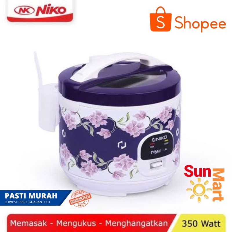 Magic Com Niko OISHI 1.8 Liter / Rice Cooker Niko 3 in 1