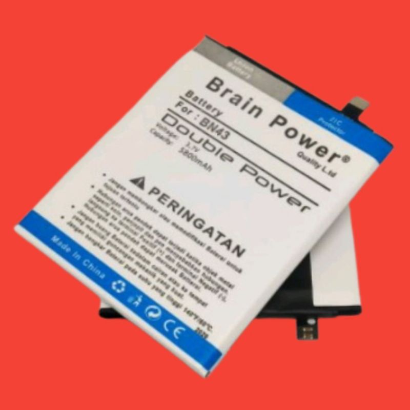 BATRE TANAM BATRE BRIAN POWER XIAOMI REDMI  NOTE 4X  4X BN43 KAIPITAS DOUBLE POWER 5800 MAH  DOUBLE 