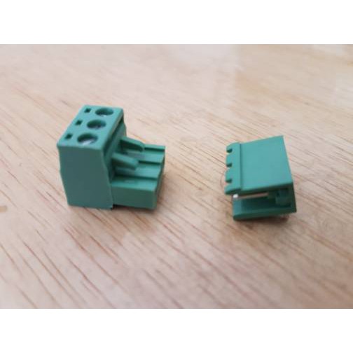 2EDG 5.08 3P L tekuk Green Terminal 3 pin Block Connector screw 5.08mm