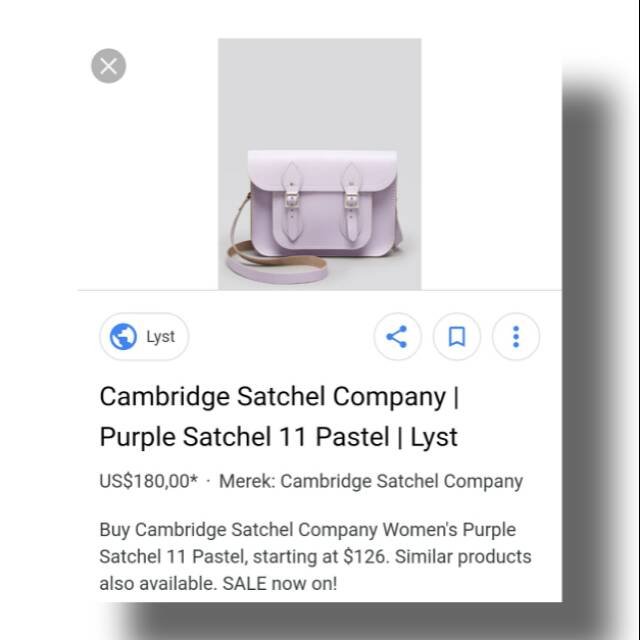 Tas cambridge satchel