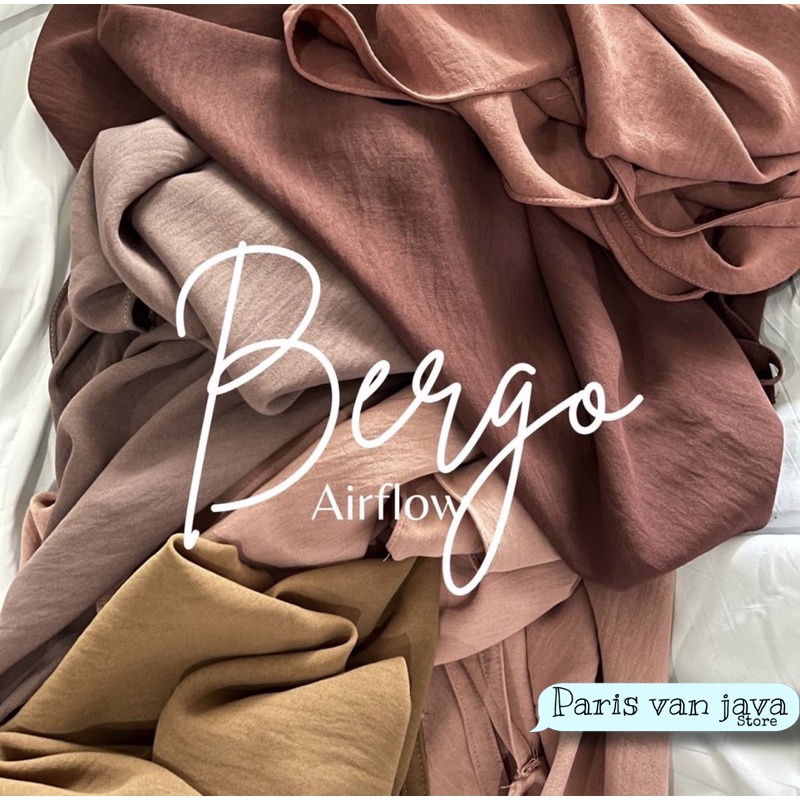 Bergo Crinkle Airflow | Bergo Maryam Instan Tali Non Pad | Jilbab Instan Crinkle Airflow | Bergo Instan Jumbo