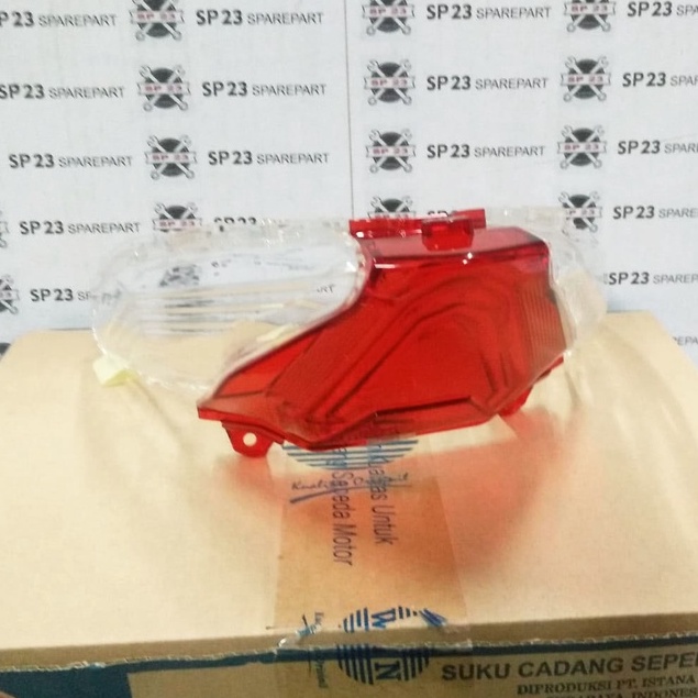 Kaca Mika Sen Belakang Mika Stop Honda Beat Deluxe Beat Street LED 2020 2021 2022