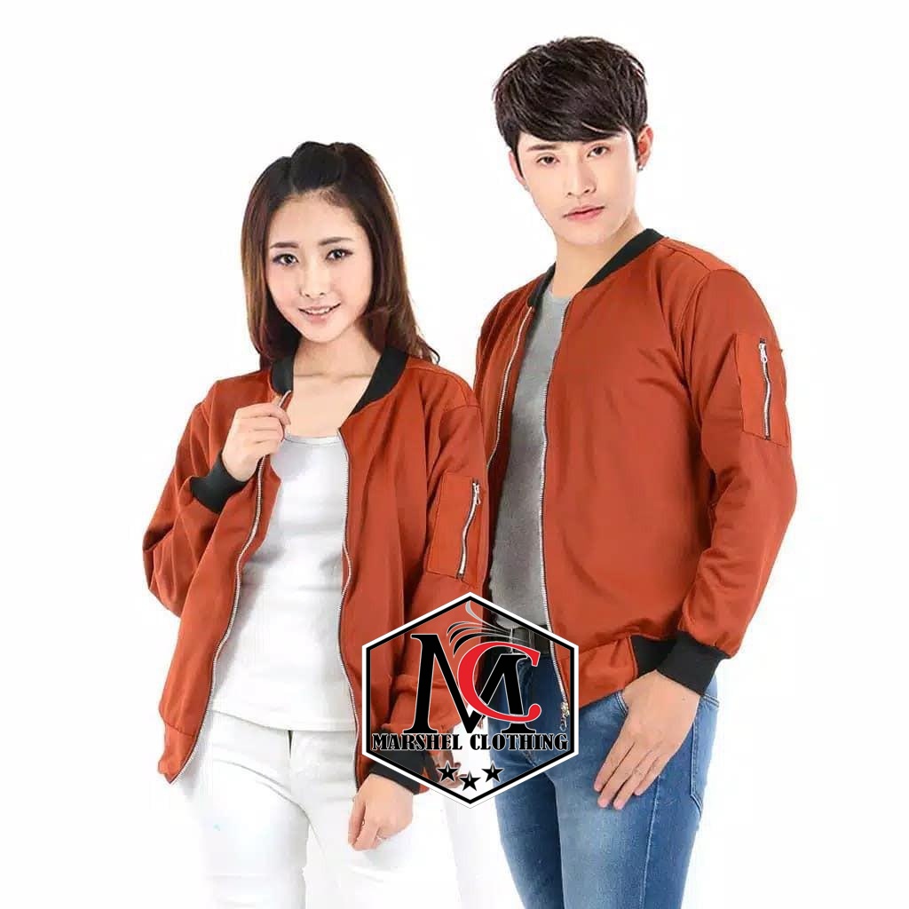 RCL - JAKET COUPLE BOMBER POLOS COUPLE PSANGAN - ( HARGA SEPASANG )