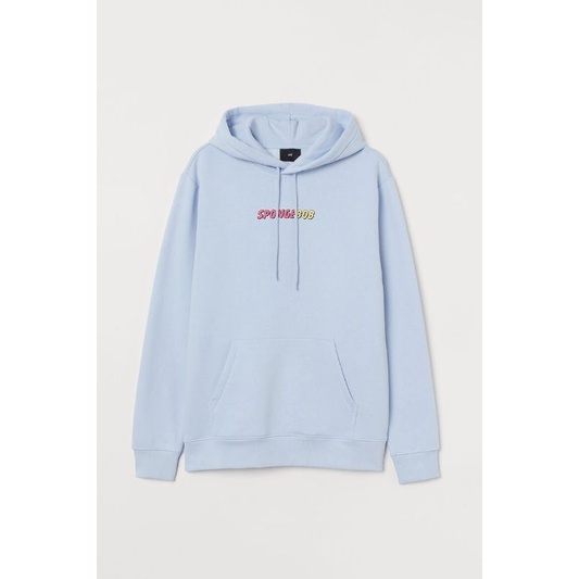 HOODIE SPONGEBOB BLUE ORIGINAL H&M 100%