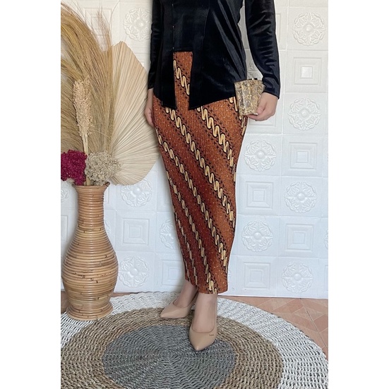 Termurah !! Rok plisket NO WIRU PRODUKSI SENDIRI. ready / rok span / rok plisket / rok batik / rok kondangan-Parang coret