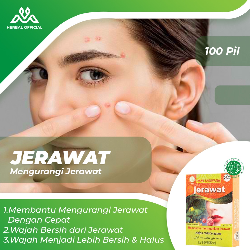 Jerawat 100 | Obat Jerawat Dan Bekas Jerawat | Obat Jerawat Paling Ampuh | Suplemen Jerawat Kapsul