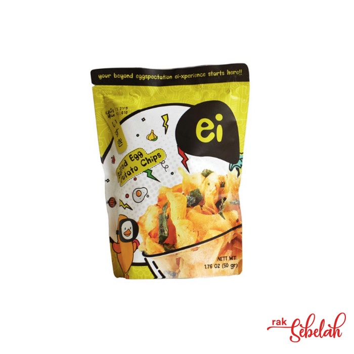 

Instant-Camilan- Salted Egg Potato Chips 60Gr - Ei Salted Egg - 1Pcs -Camilan-Instant.