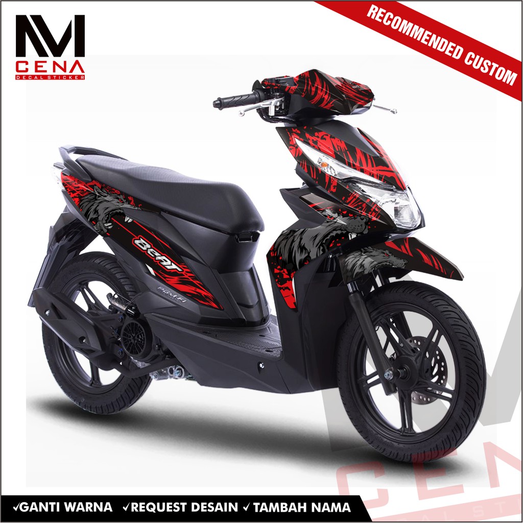 Sticker decal all new beat esp full body, Sticker beat esp ,striping full body beat esp wolf