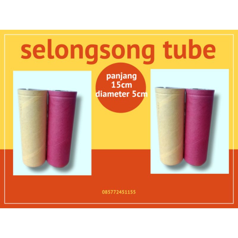 

selongsong warna panjang 18cm diameter 6cm