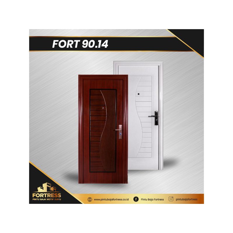  Pintu  FORTRESS  Tipe 90 14 Singel Door Ukuran 90 x 210 x 5 