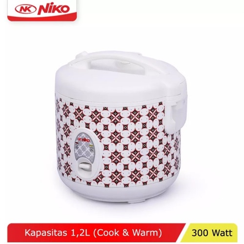 NIKO NK-12 BTQ RICE COOKER 1,2 LITER NIKO MOTIF BATIK MURAH ORIGINAL