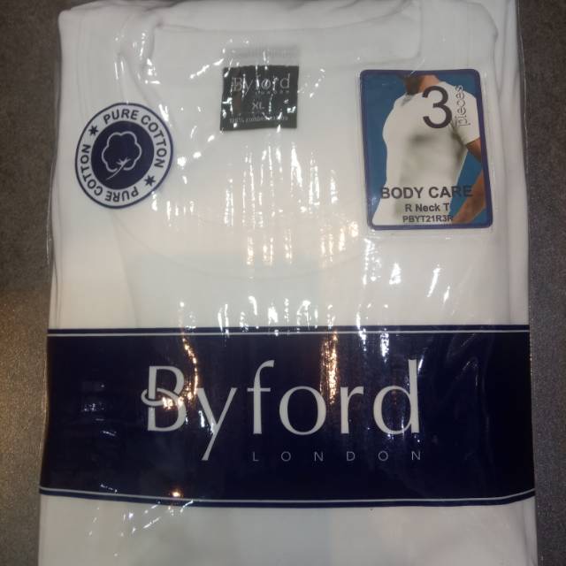 Byford kaos dalam Round neck