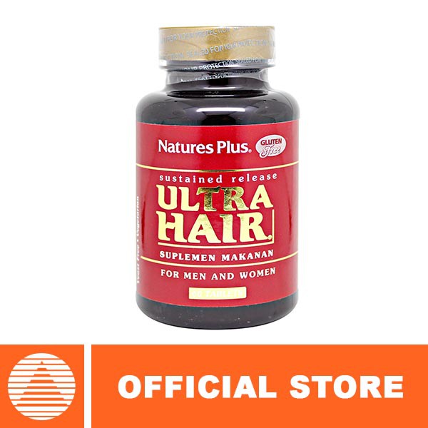 Natures Plus Ultra Hair 60 Tablets Shopee Indonesia