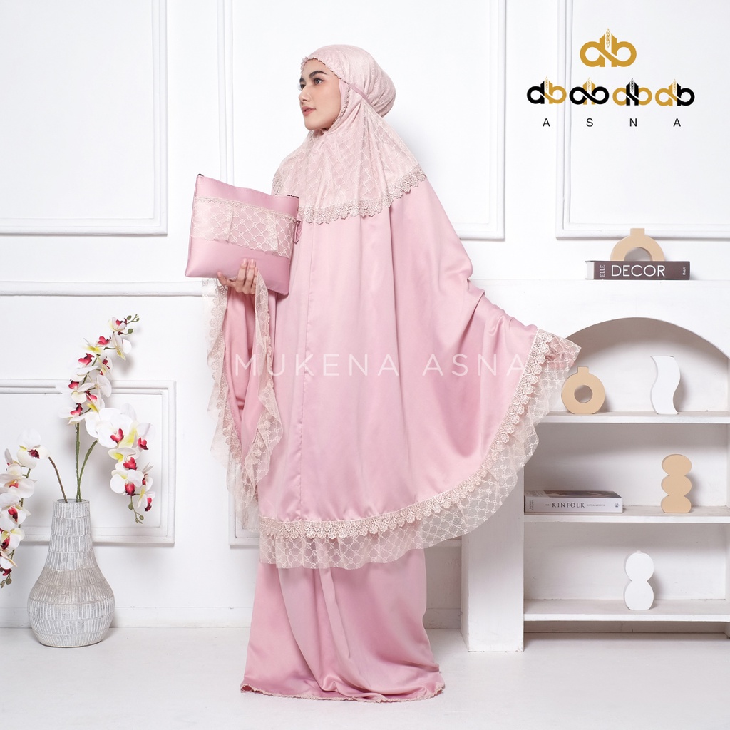 Mukena Dewasa Ameera Renda Tile Premium