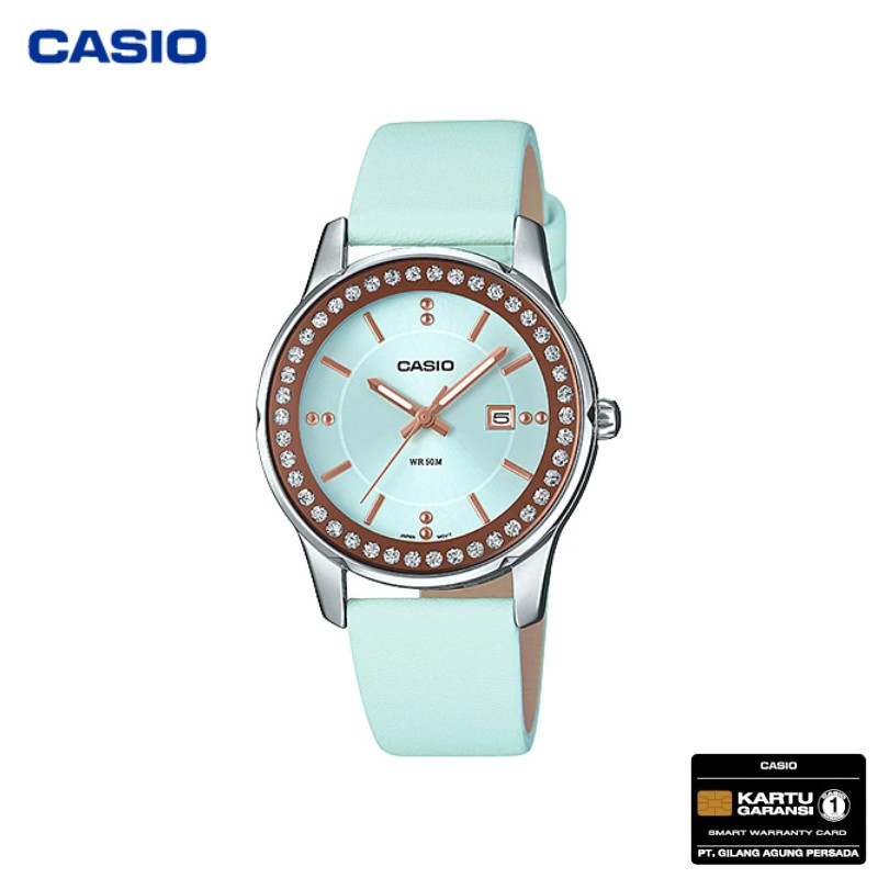 JAM TANGAN WANITA CASIO LTP-1358L-2A ORIGINAL - LTP1358L BIRU