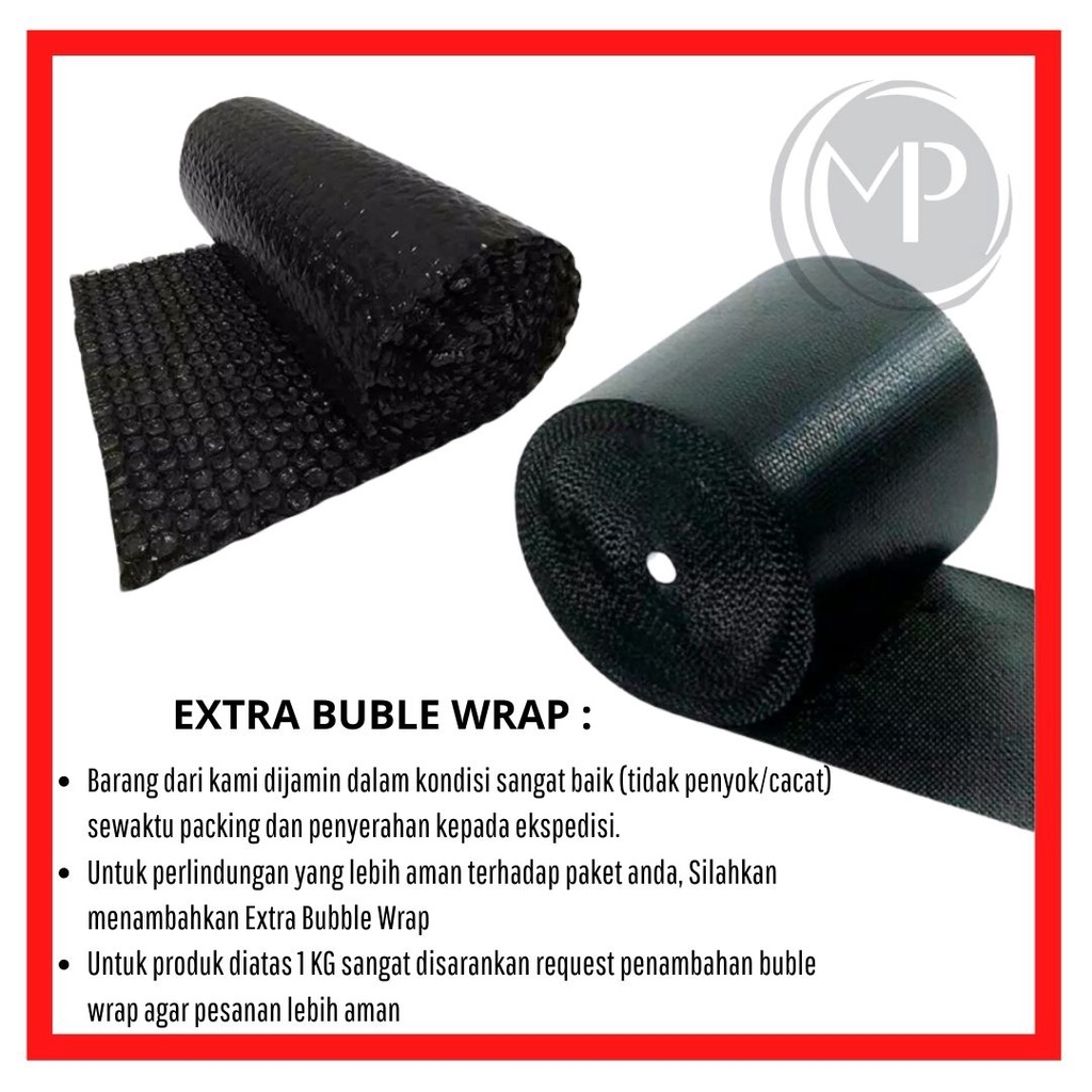 Extra Bubble Wrap / Packing Gelembung Tambahan Untuk Keamanan Barang Belanjaan Masterpiece