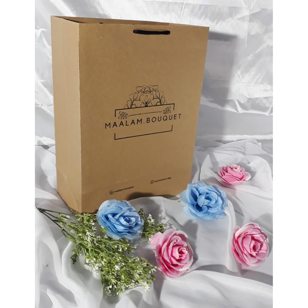 

Paper bag Custom Paper Bag Paper Bag Bunga Paperbag Coklat Paperbag wedding paperbag sablon