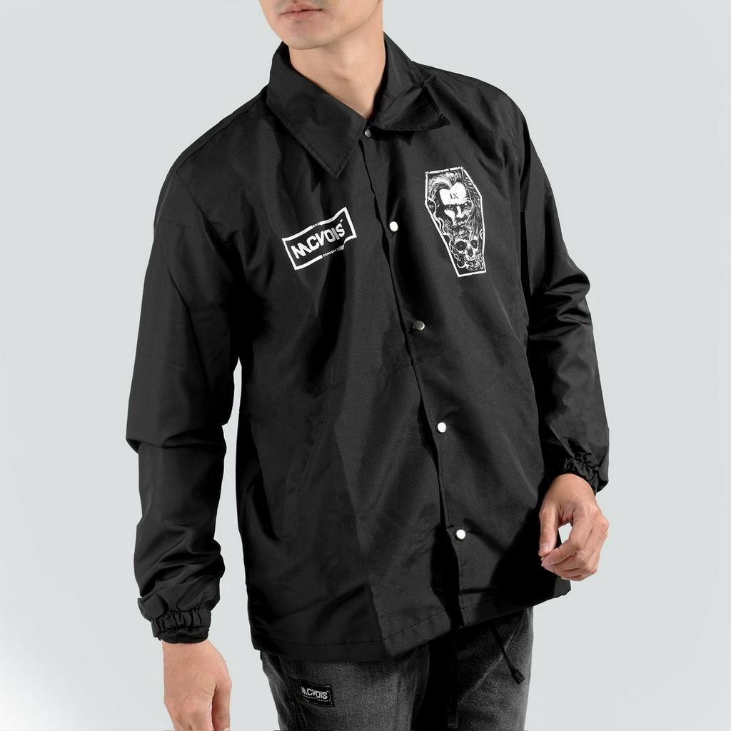 Mcvois Jaket Coach Pria Peti Kematian Premium Distro