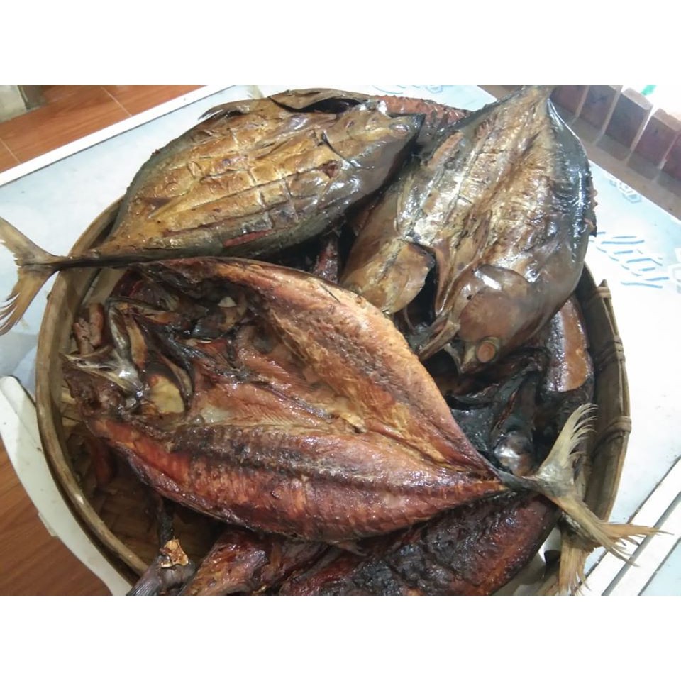 ikan asap cakalang fufu cakalang asap kemasan vacum berat segar 800 G