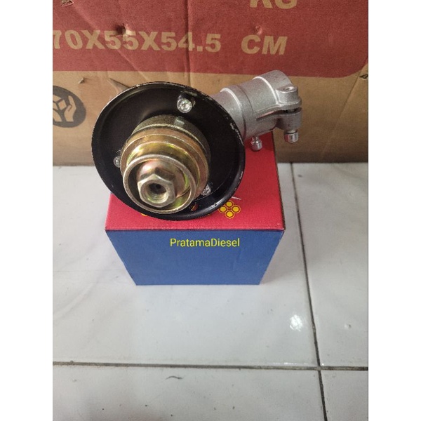 Kepala  Gearcase Mesin Potong Rumput -AS Segi 9