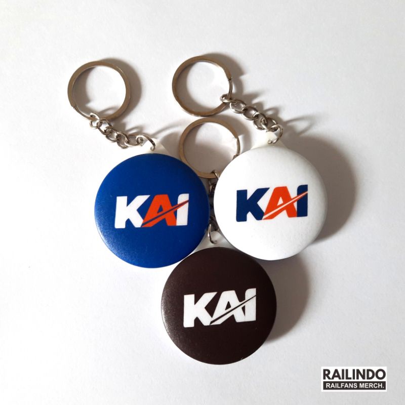 Railindo - Gantungan Kunci Pin Logo PT. KAI Kereta Api Indonesia